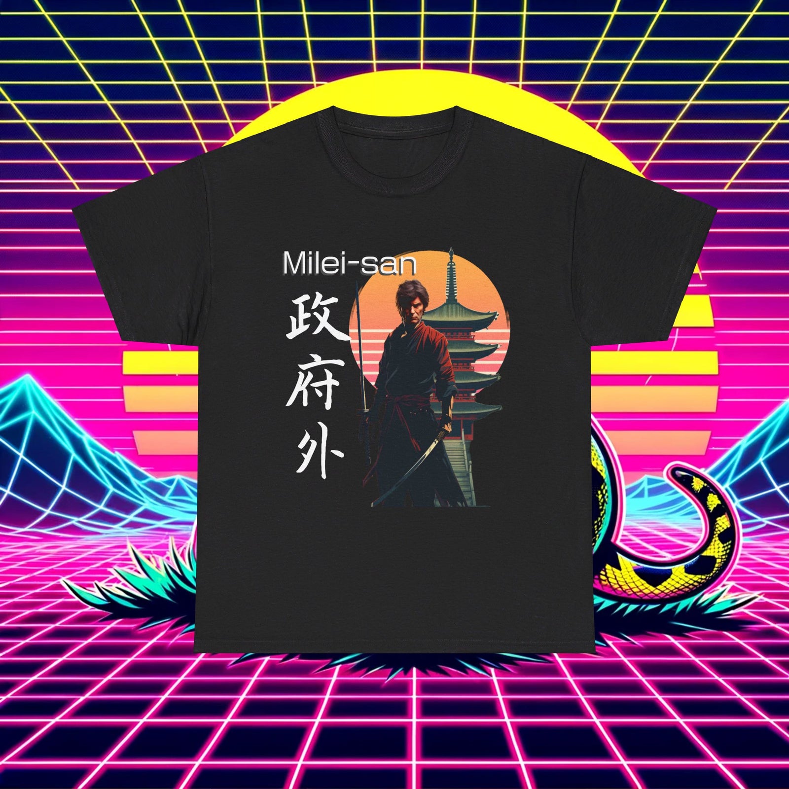 Shogun of Liberty: Milei-San Samurai Shirt