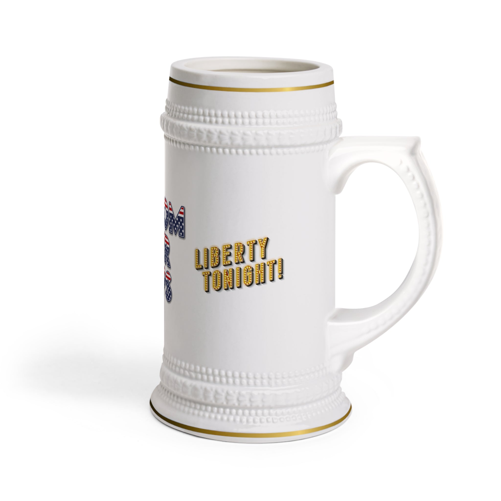 Freedom Never Sleeps Beer Stein Mug