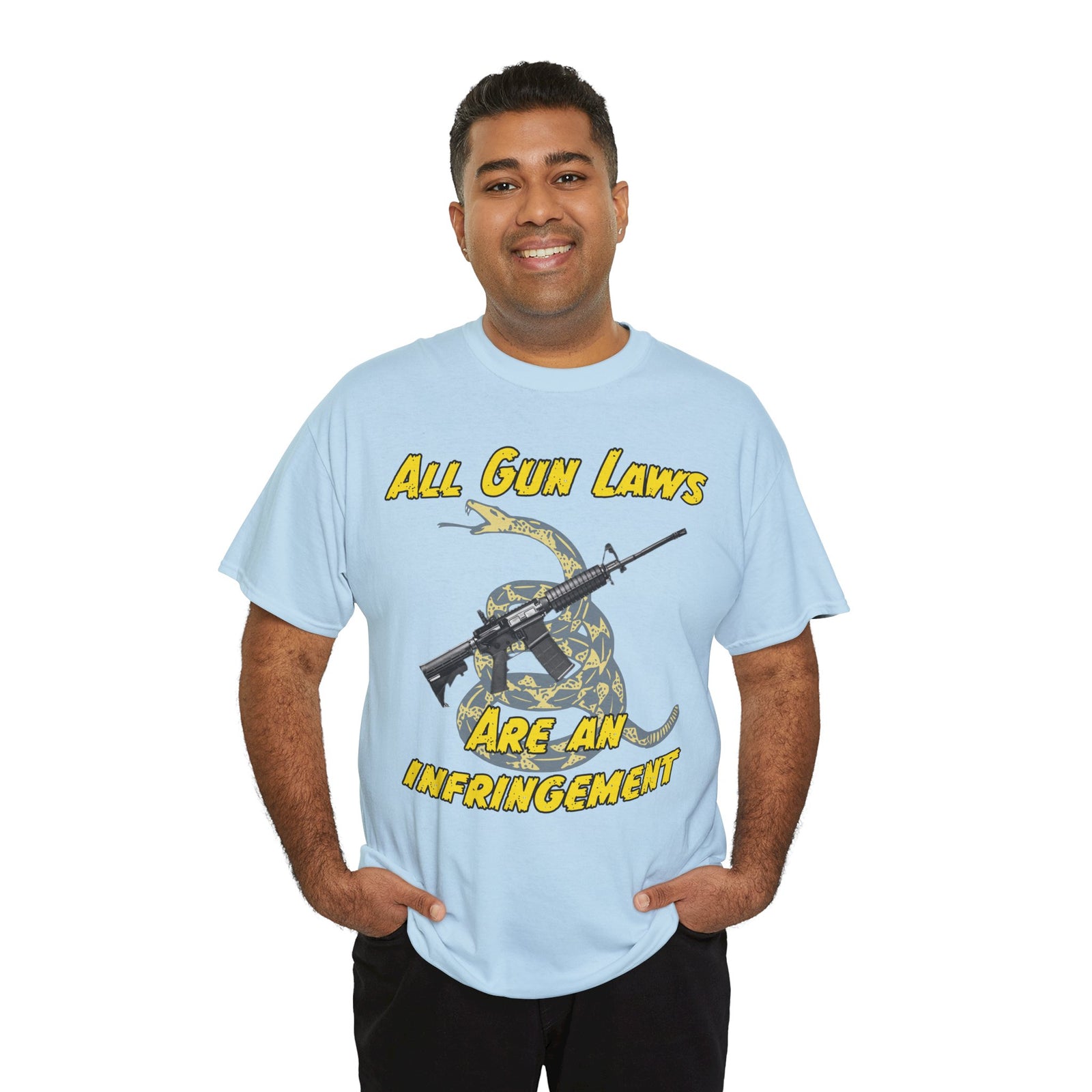 Judge Nap: All Gun Rights Are Infringements AR15 Gadsden T-Shirt
