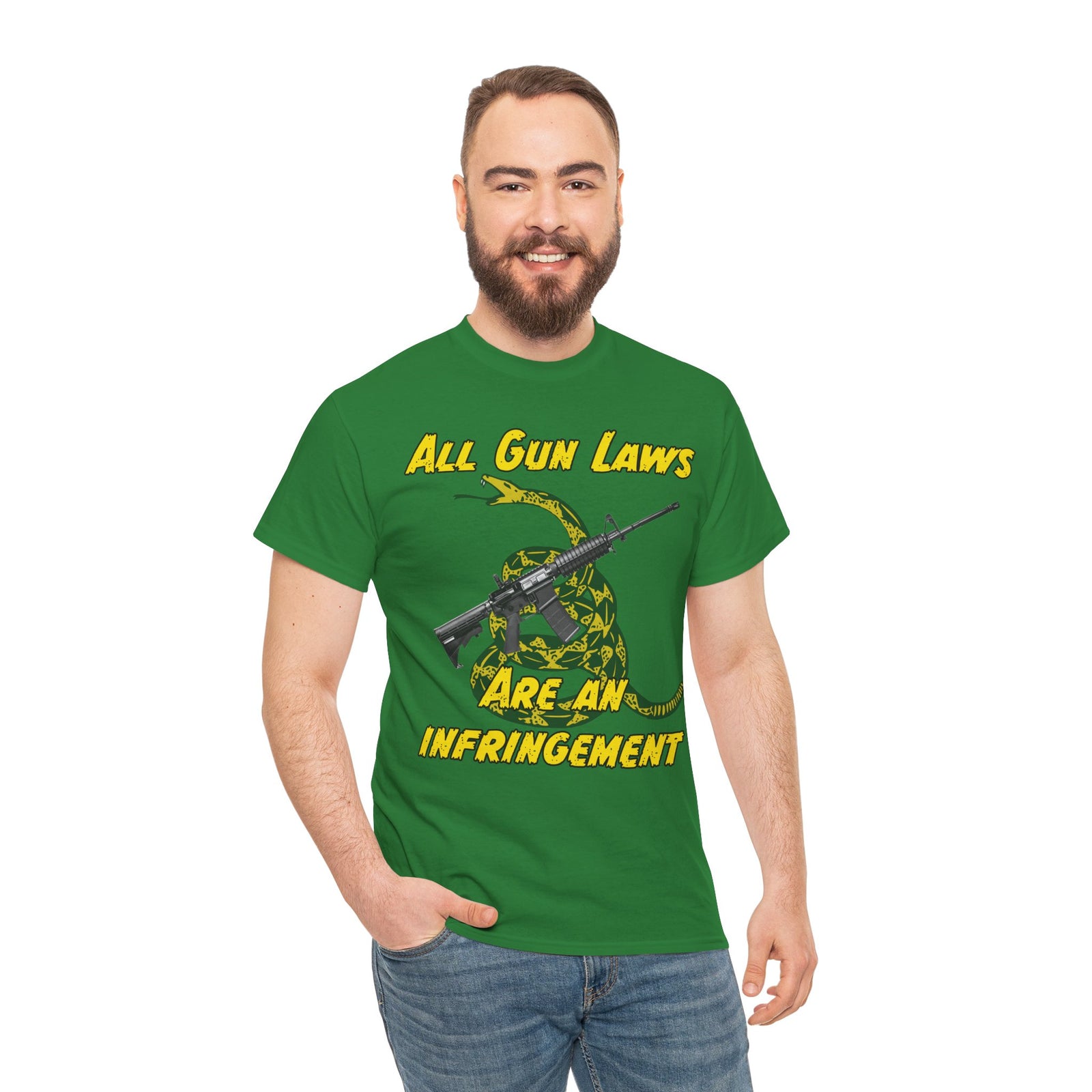 Judge Nap: All Gun Rights Are Infringements AR15 Gadsden T-Shirt