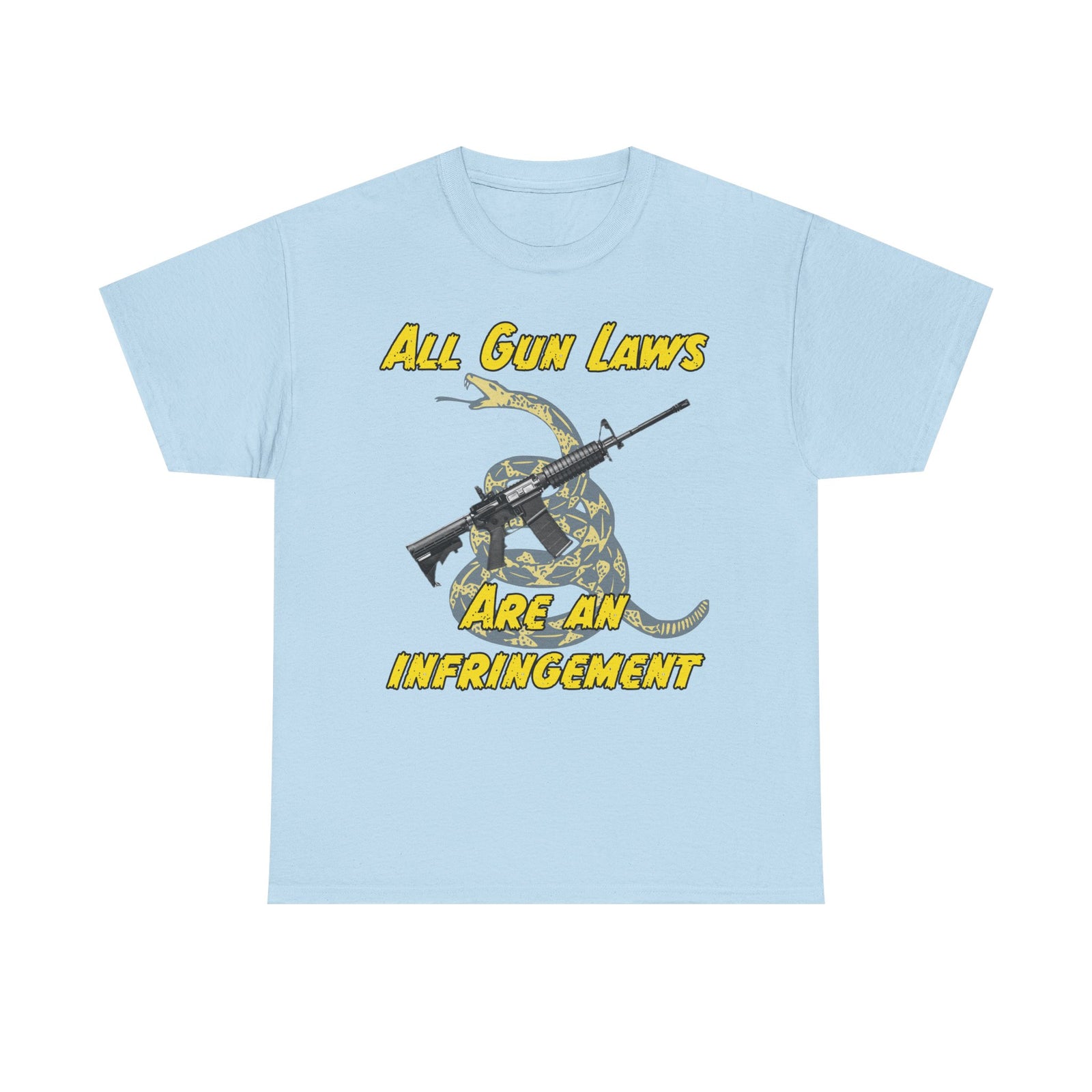 Judge Nap: All Gun Rights Are Infringements AR15 Gadsden T-Shirt