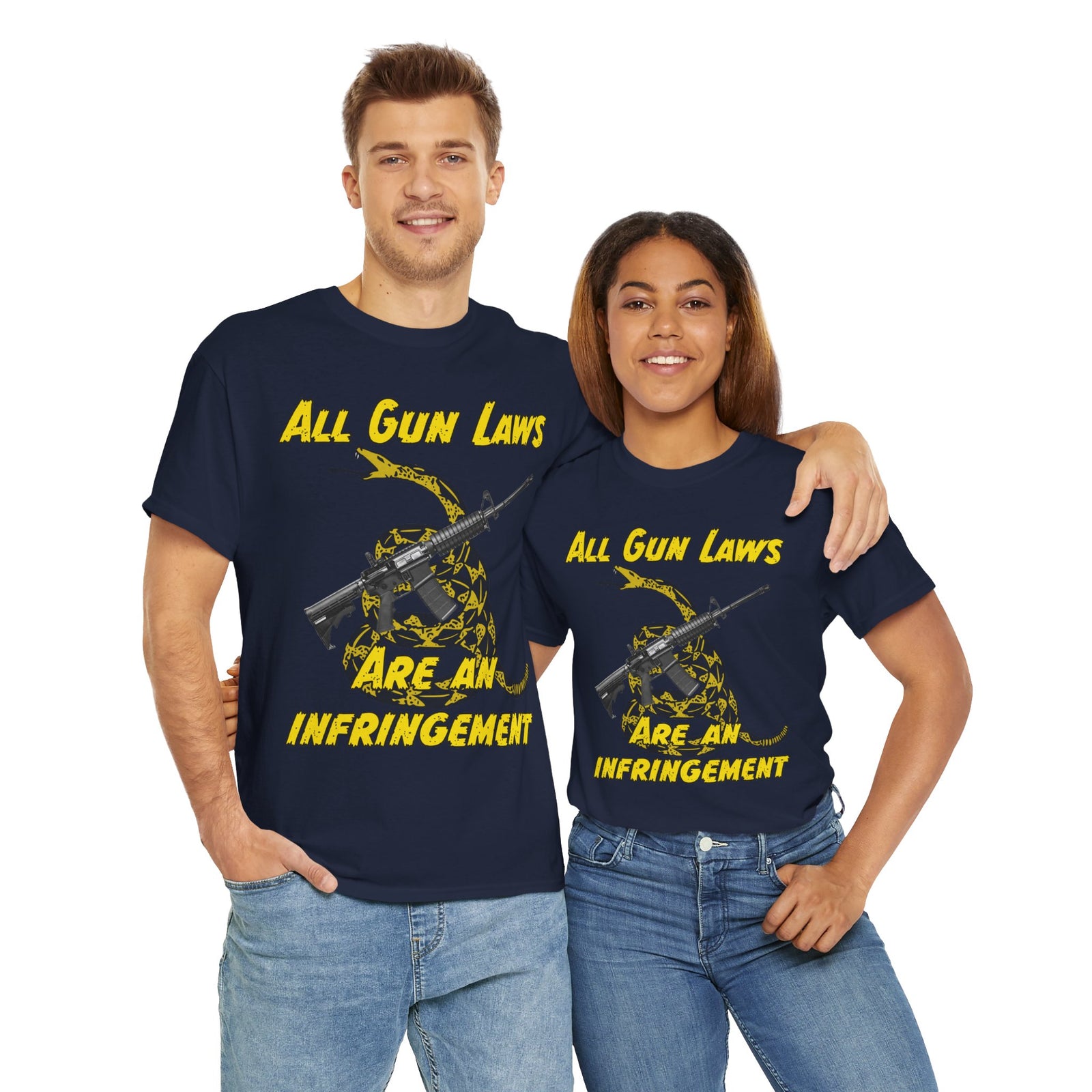 Judge Nap: All Gun Rights Are Infringements AR15 Gadsden T-Shirt