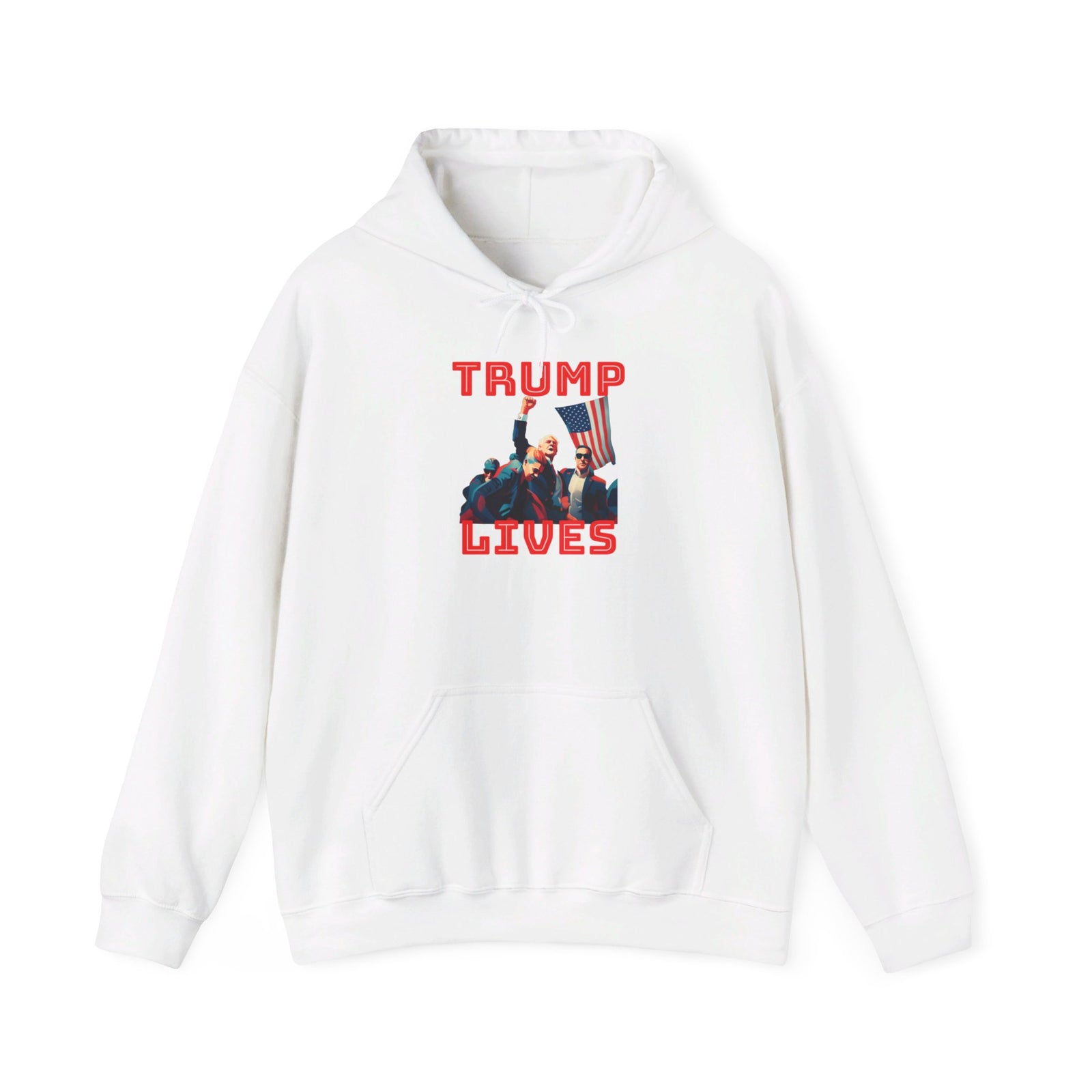 Trump Defiant Tee Hooded Sweatshirt