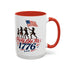 Accent Coffee Mug - "Party Like It's 1776" Patriotic Independence Day Mug - 4LibertyShop.com