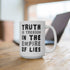 Truth Is Treason in the Empire of Lies Ceramic Mug 15oz