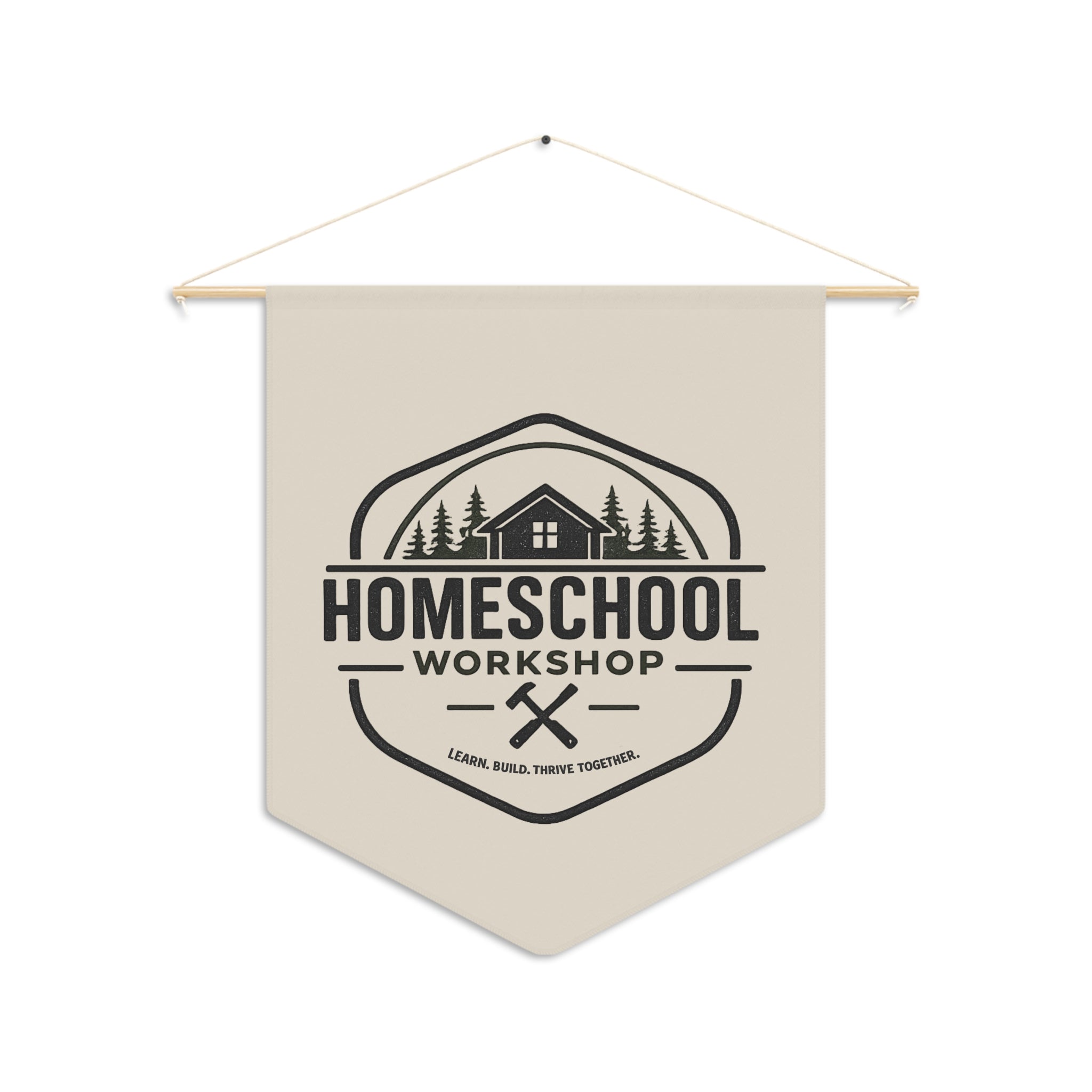 Homeschool Workshop: Workshop Pennant Banner - 4LibertyShop.com
