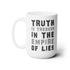 Truth Is Treason in the Empire of Lies Ceramic Mug 15oz