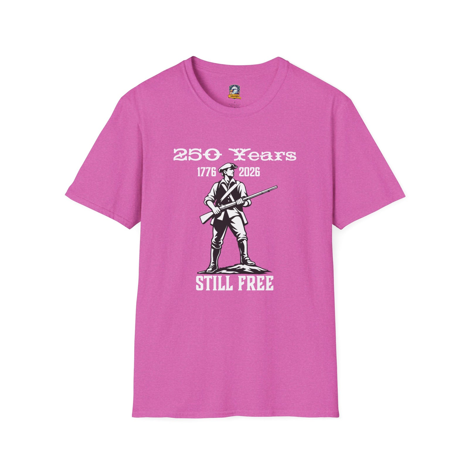 Walton & Johnson 250 Years Still Free T-Shirt — Revolutionary Patriot Tee (1776–2026) - 4LibertyShop.com