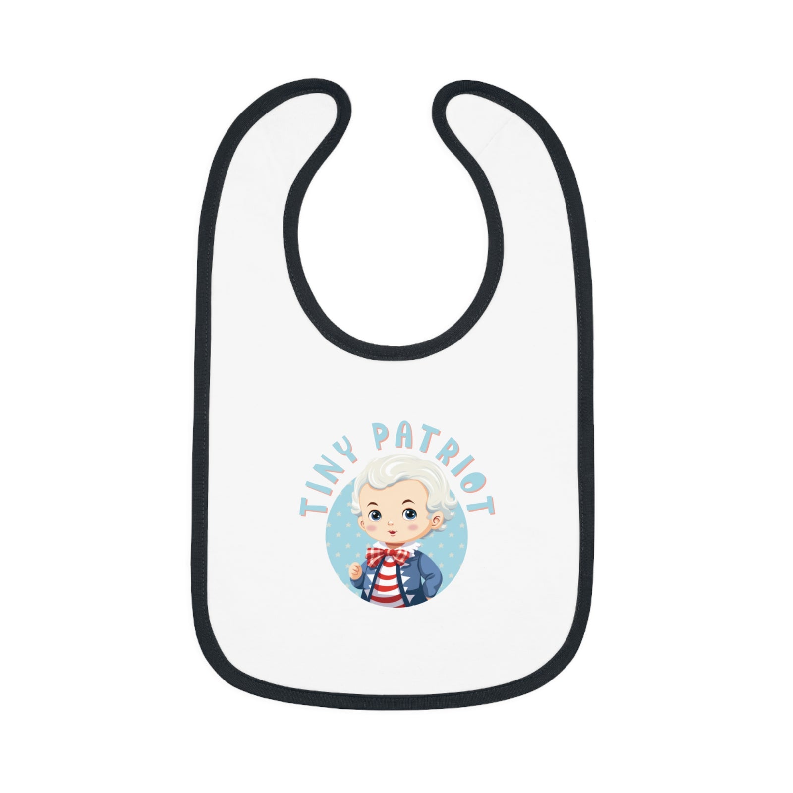 Tiny Patriot Thomas Jefferson Baby Bib