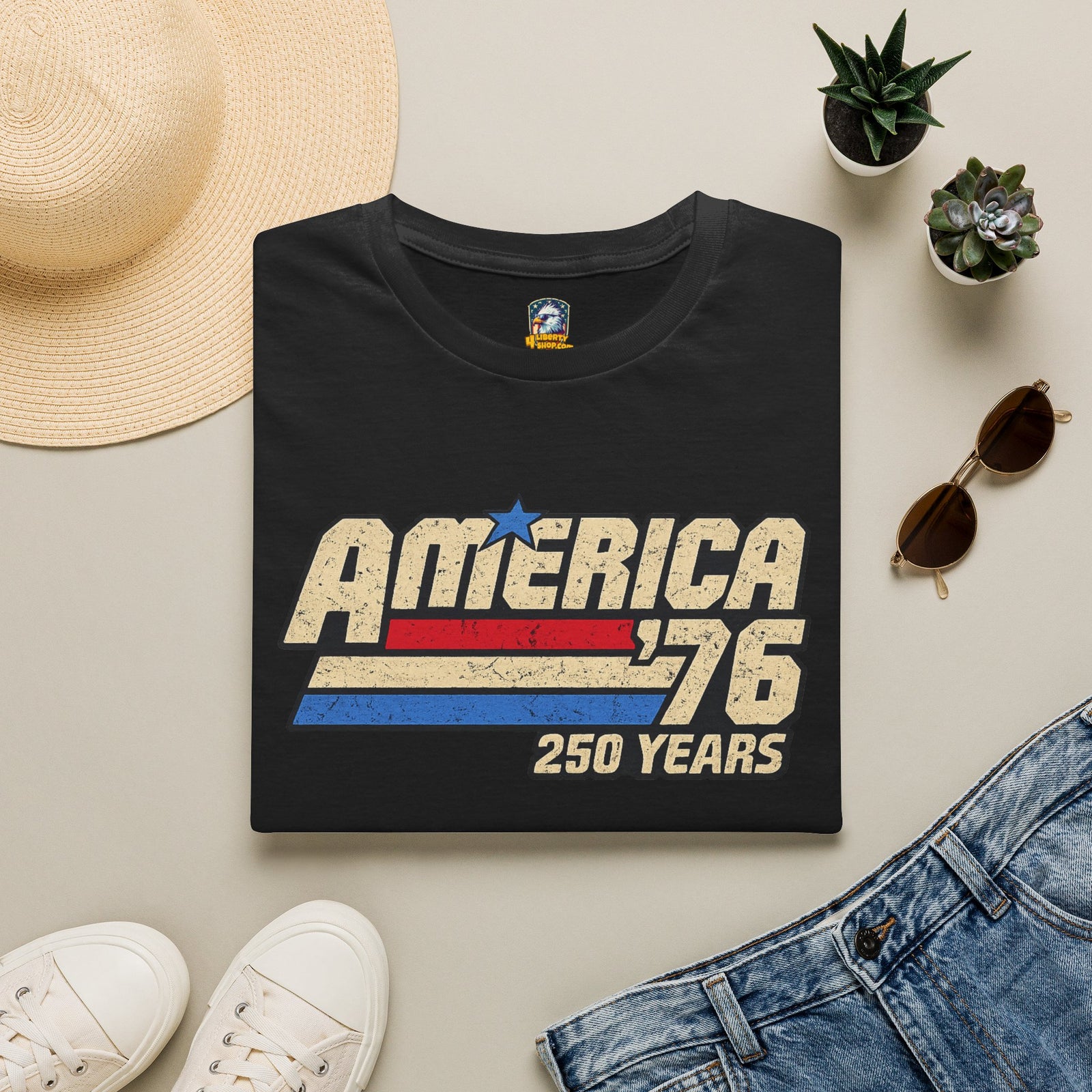 America '76 250 Years T-Shirt - 4LibertyShop.com