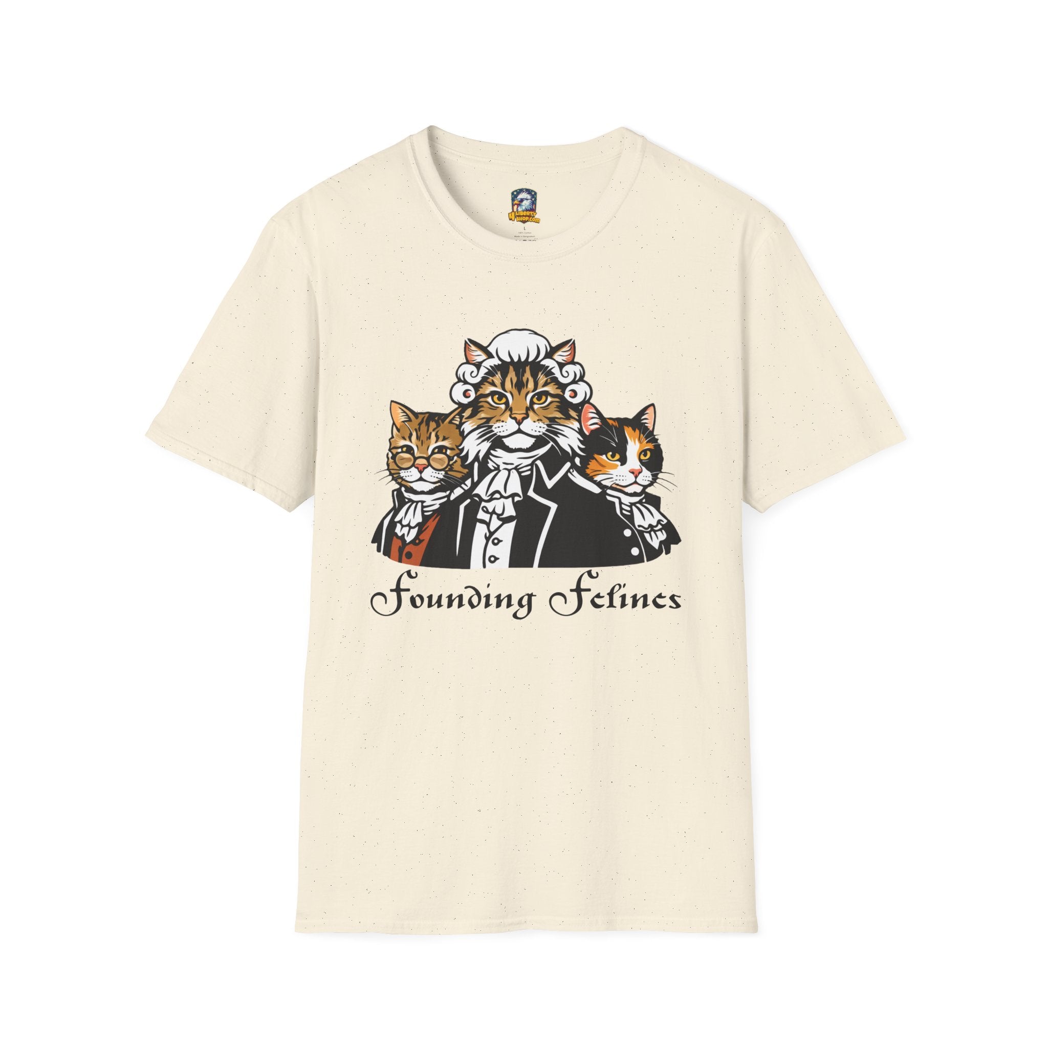 Founding Felines T-Shirt – Revolutionary Cats Graphic Tee - 4LibertyShop.com