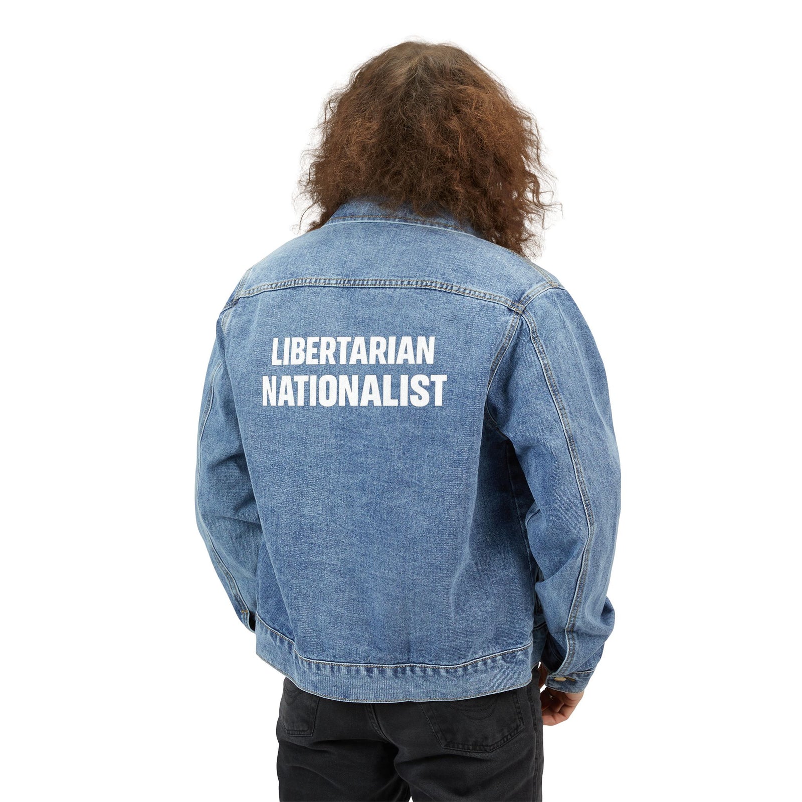 Libertarian Nationalist Denim Jacket - 4LibertyShop.com