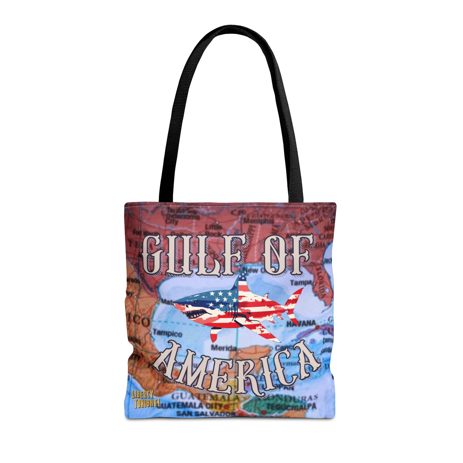 Liberty Tonight: Gulf of America Shark Tote Bag