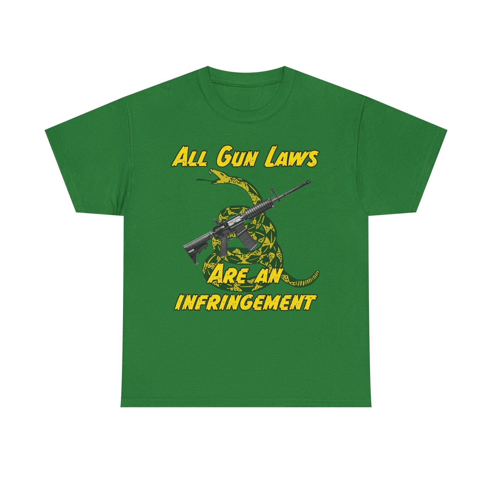 Judge Nap: All Gun Rights Are Infringements AR15 Gadsden T-Shirt