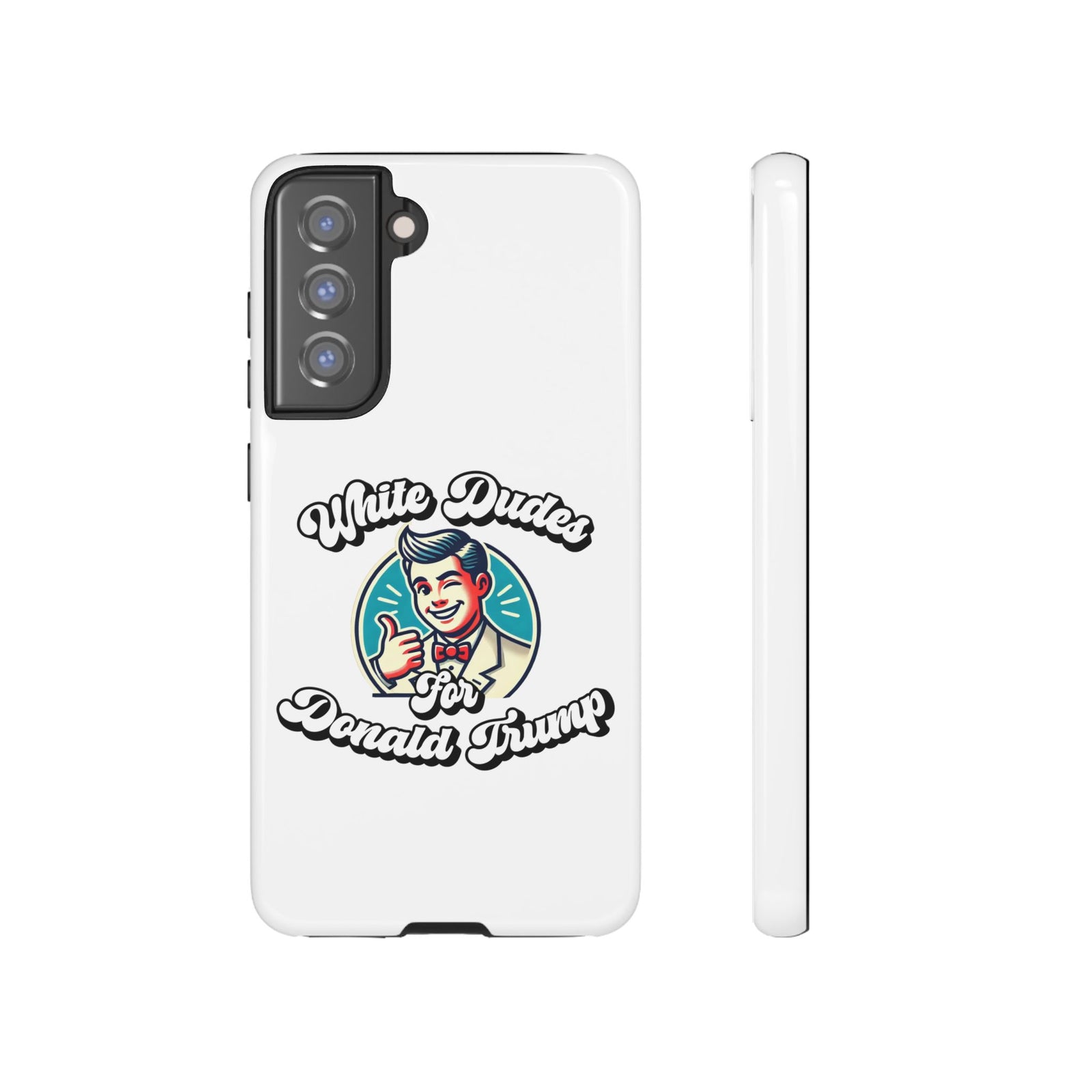 White Dudes for Donald Trump Phone Case