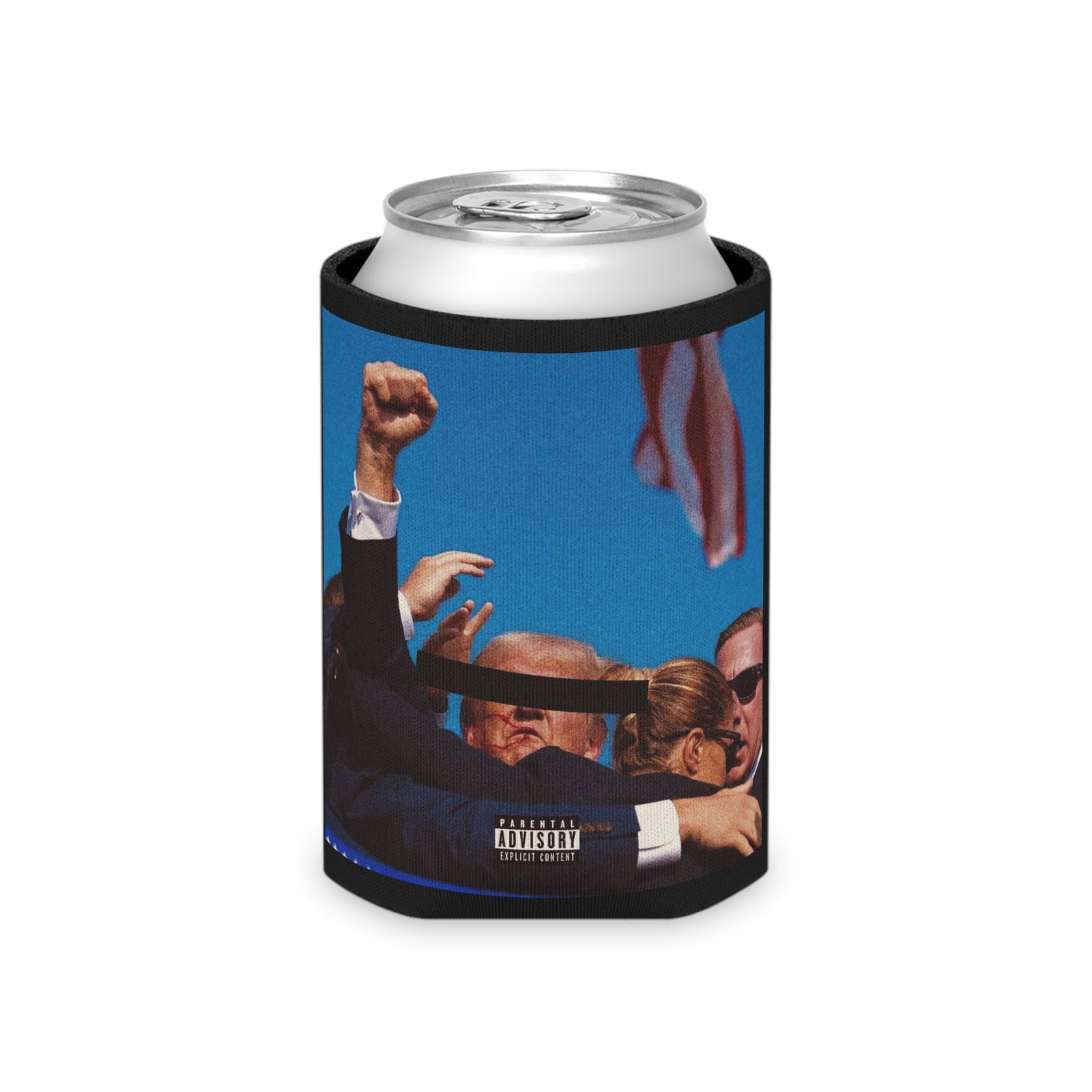 Walton & Johnson Donald Trump Album Blackout Cover Koozie