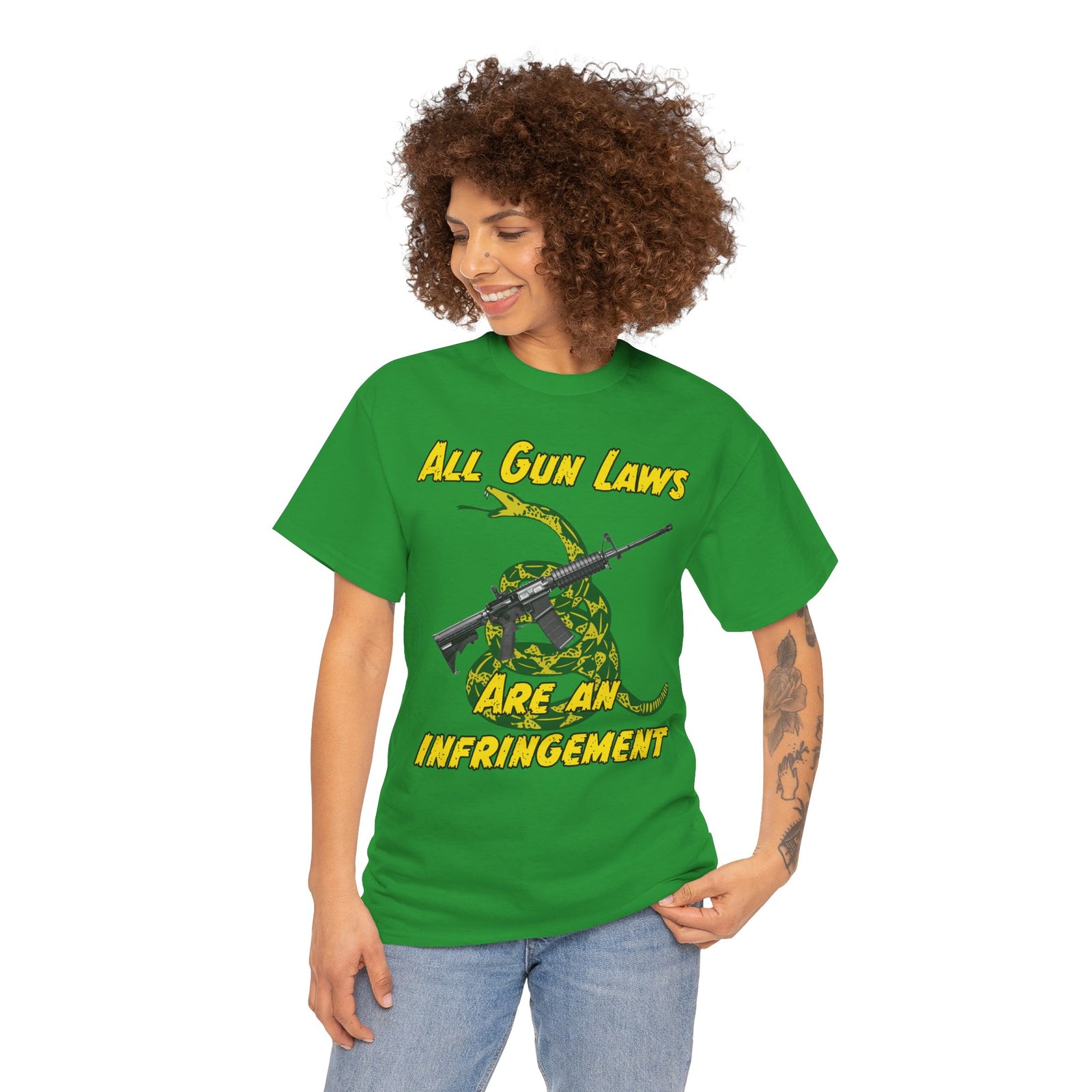 Judge Nap: All Gun Rights Are Infringements AR15 Gadsden T-Shirt
