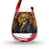 Stained Glass George Washington Stemless Wine Glass, 11.75oz - 4LibertyShop.com