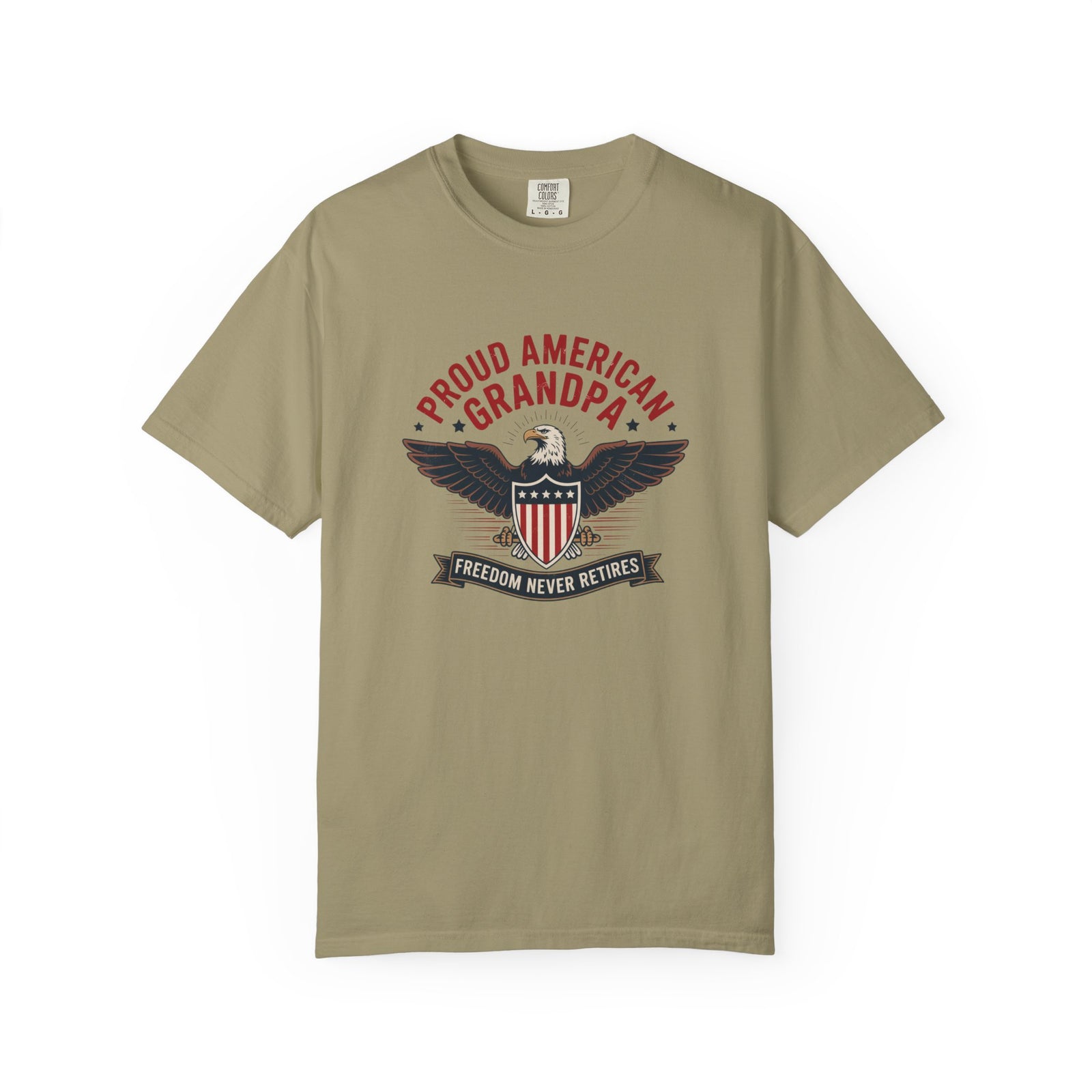 Patriotic American Grandpa T-Shirt