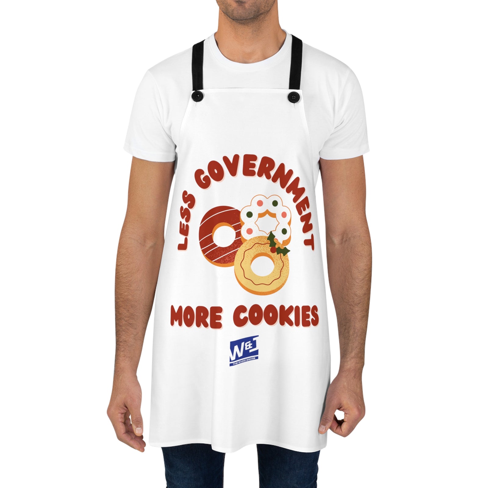 Walton & Johnson - Less Government More Cookies Apron