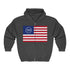 250th Anniversary American Flag Full-Zip Hoodie - 4LibertyShop.com