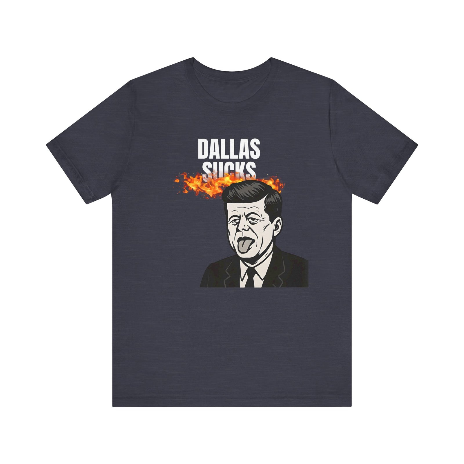 Dallas Sucks JFK Graphic Tee