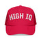 High IQ Foam Trucker Hat — Vintage Lettering Mesh Cap - 4LibertyShop.com
