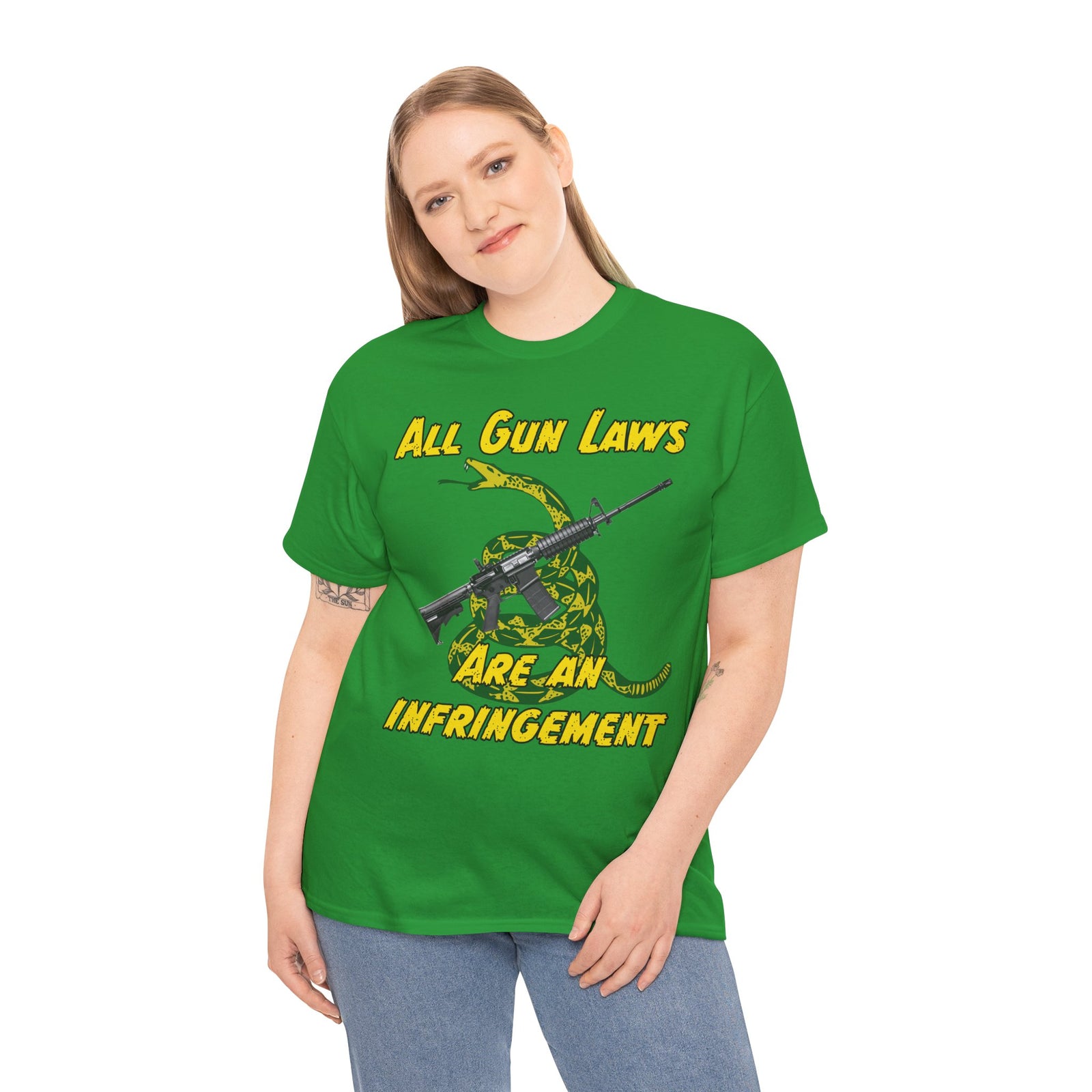 Judge Nap: All Gun Rights Are Infringements AR15 Gadsden T-Shirt