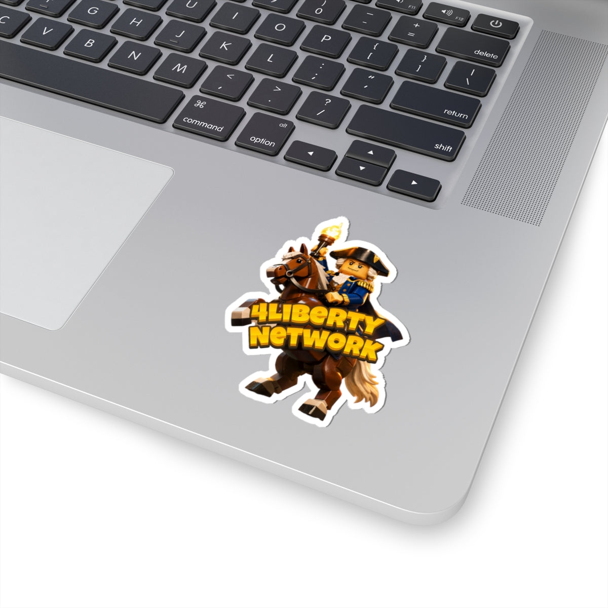 4Liberty Network Cavalry Sticker — Vinyl Kiss-Cut Decal