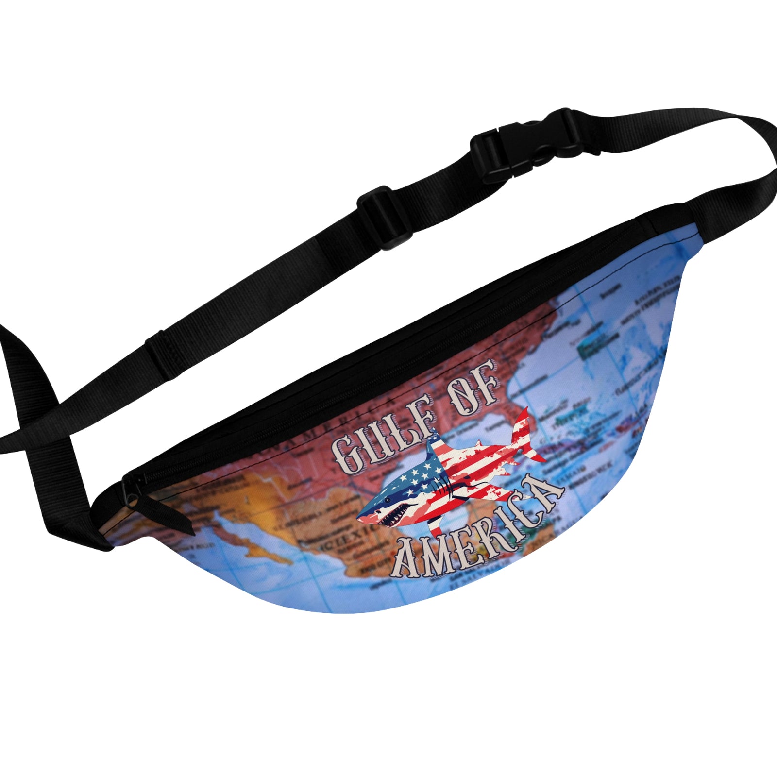 Gulf of America Shark Fanny Pack