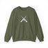 Crossed Rifles Crewneck Sweatshirt — Tactical Military Graphic Pullover