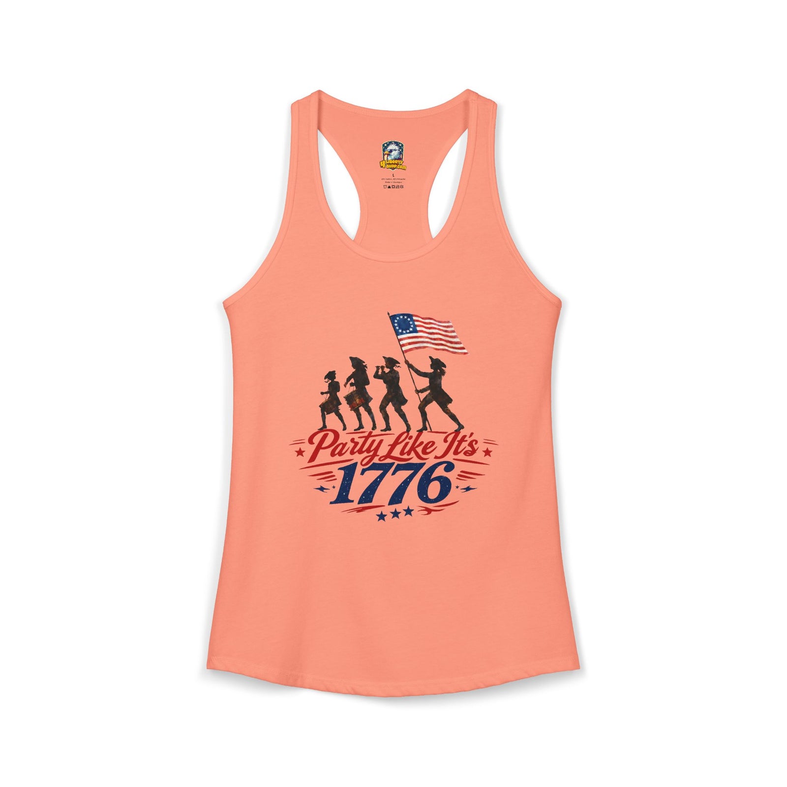 Party Like It's 1776 Women's Ideal Racerback Tank