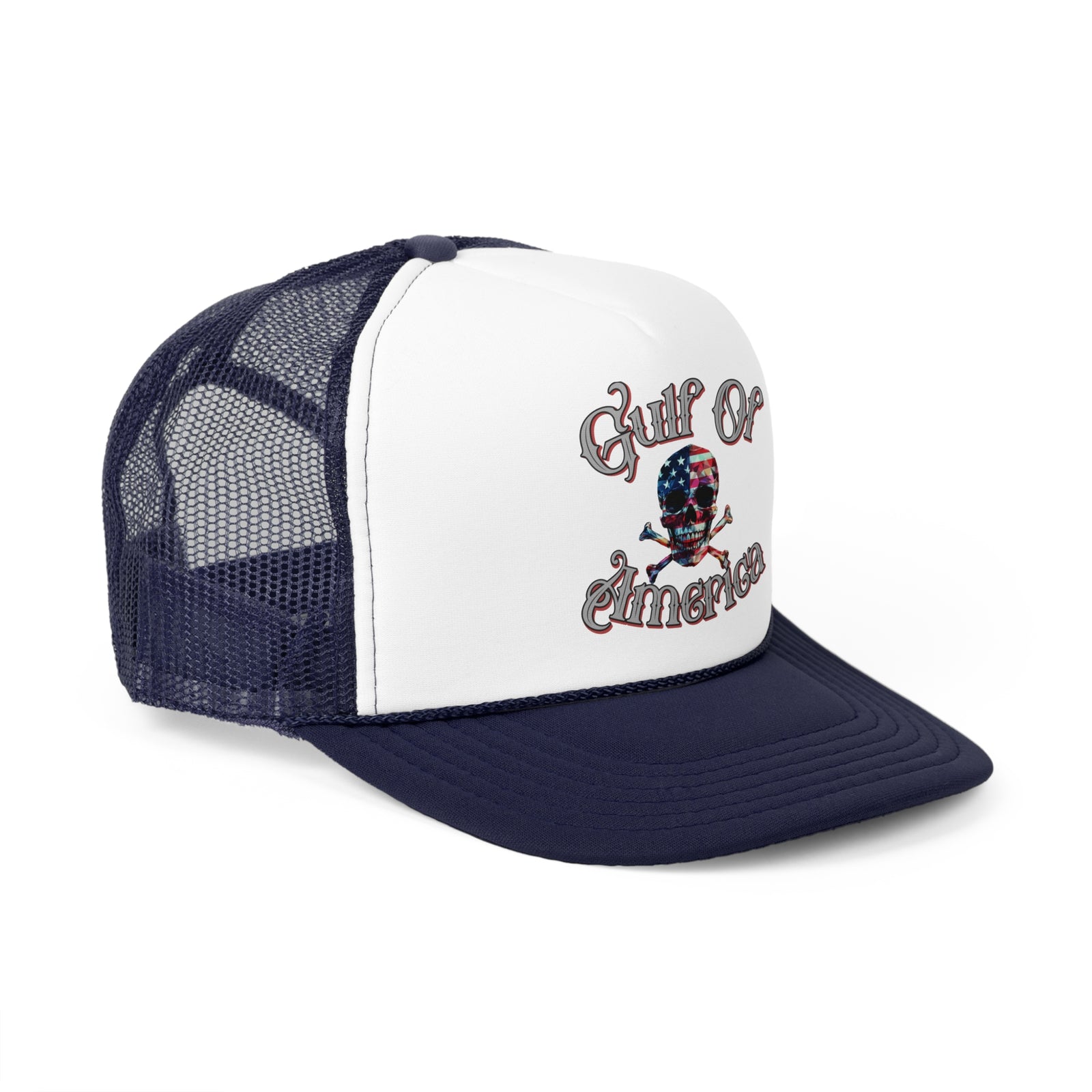 Gulf of America Skull Trucker Cap