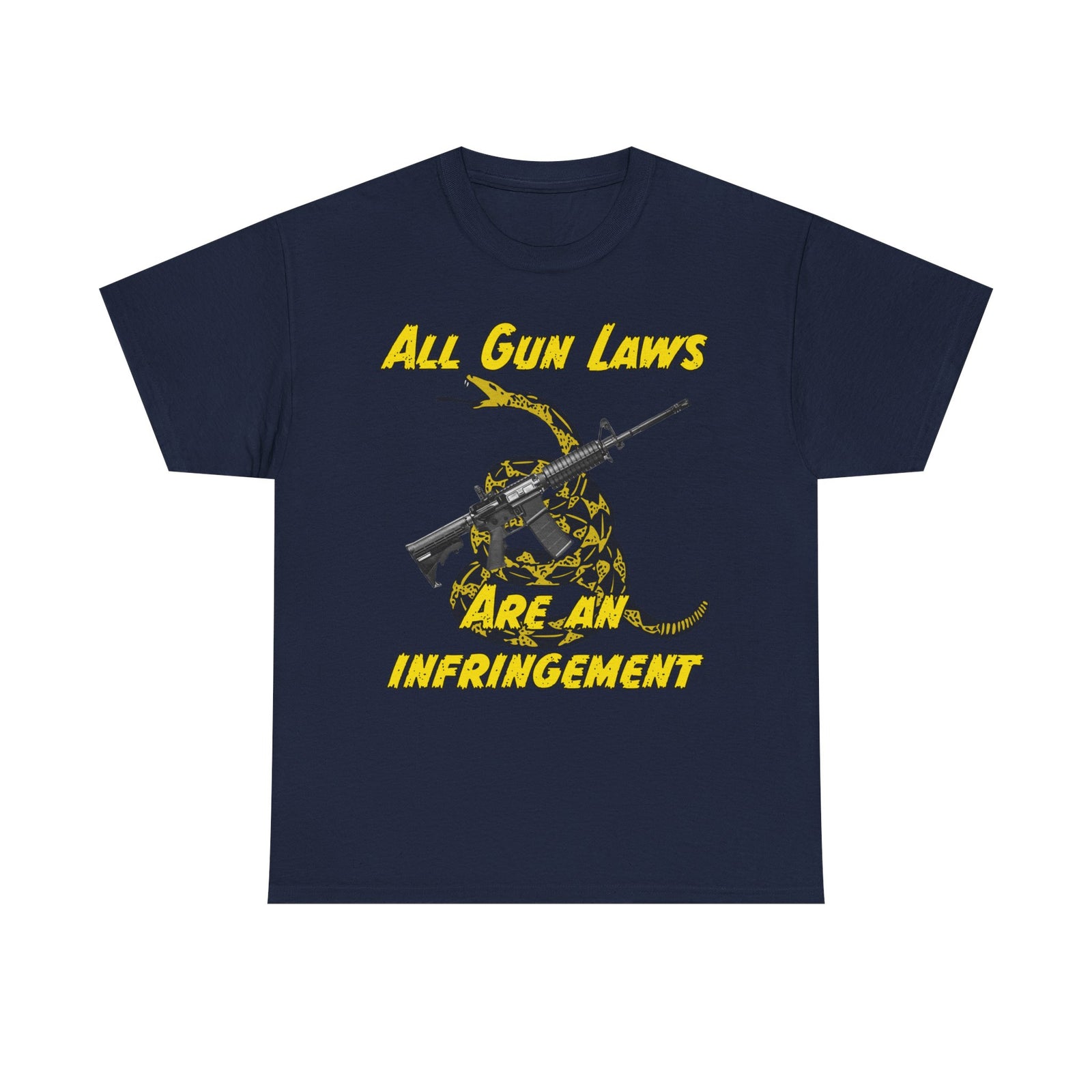 Judge Nap: All Gun Rights Are Infringements AR15 Gadsden T-Shirt