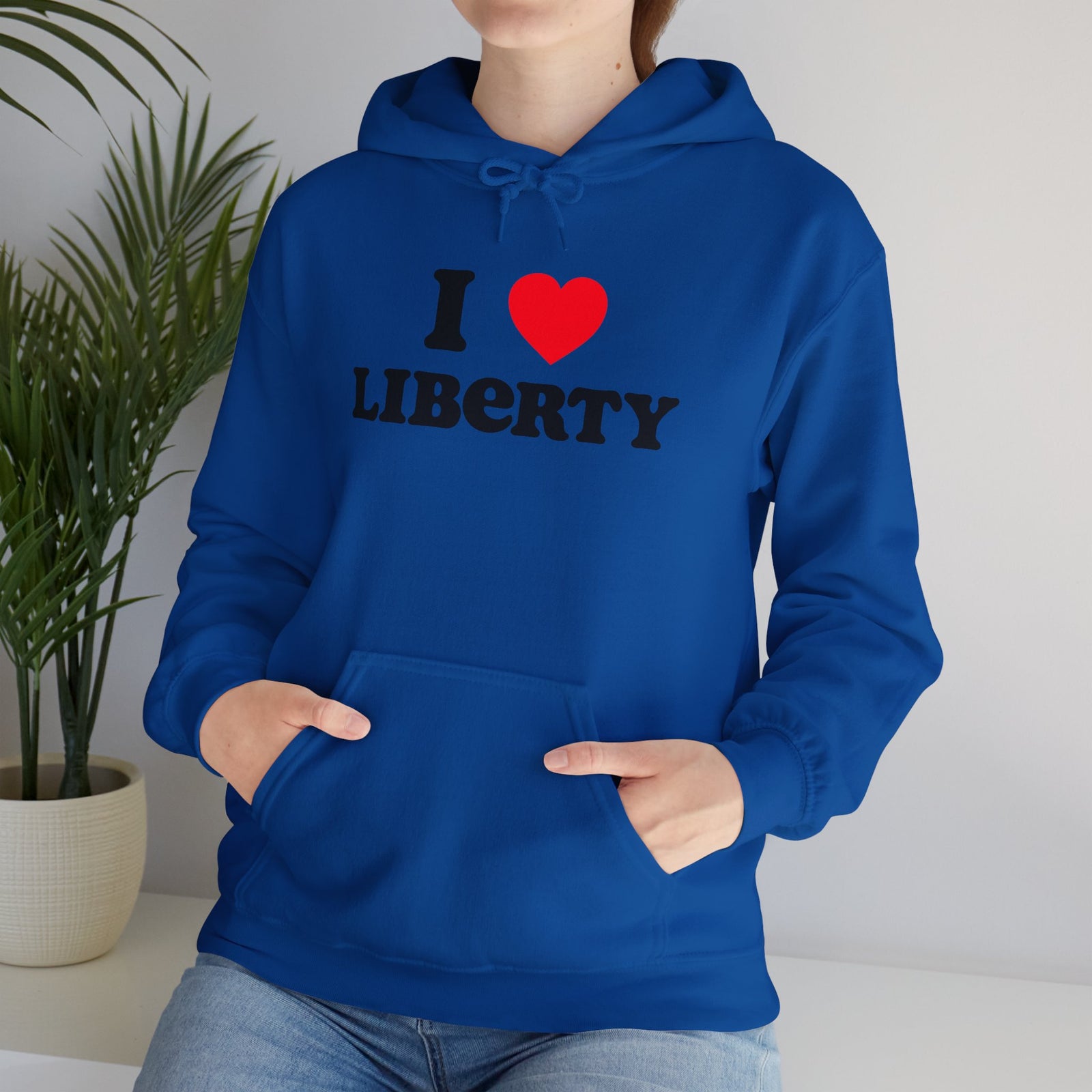 Judge Nap: I Heart Liberty Unisex Heavy Blend™ Hooded Sweatshirt