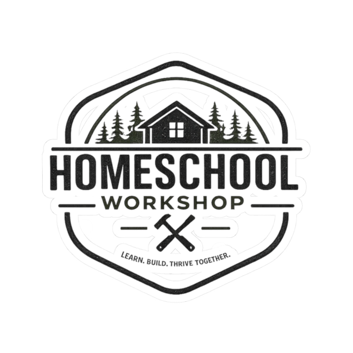 Homeschool Workshop: Workshop Logo Sticker - 4LibertyShop.com