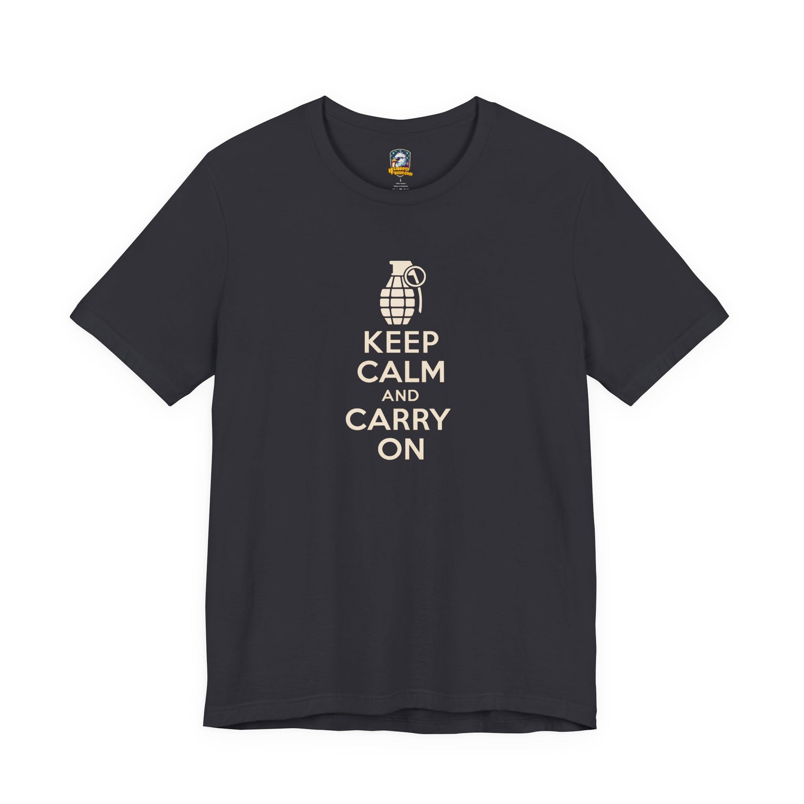 Keep Calm and Carry On T-Shirt - 4LibertyShop.com