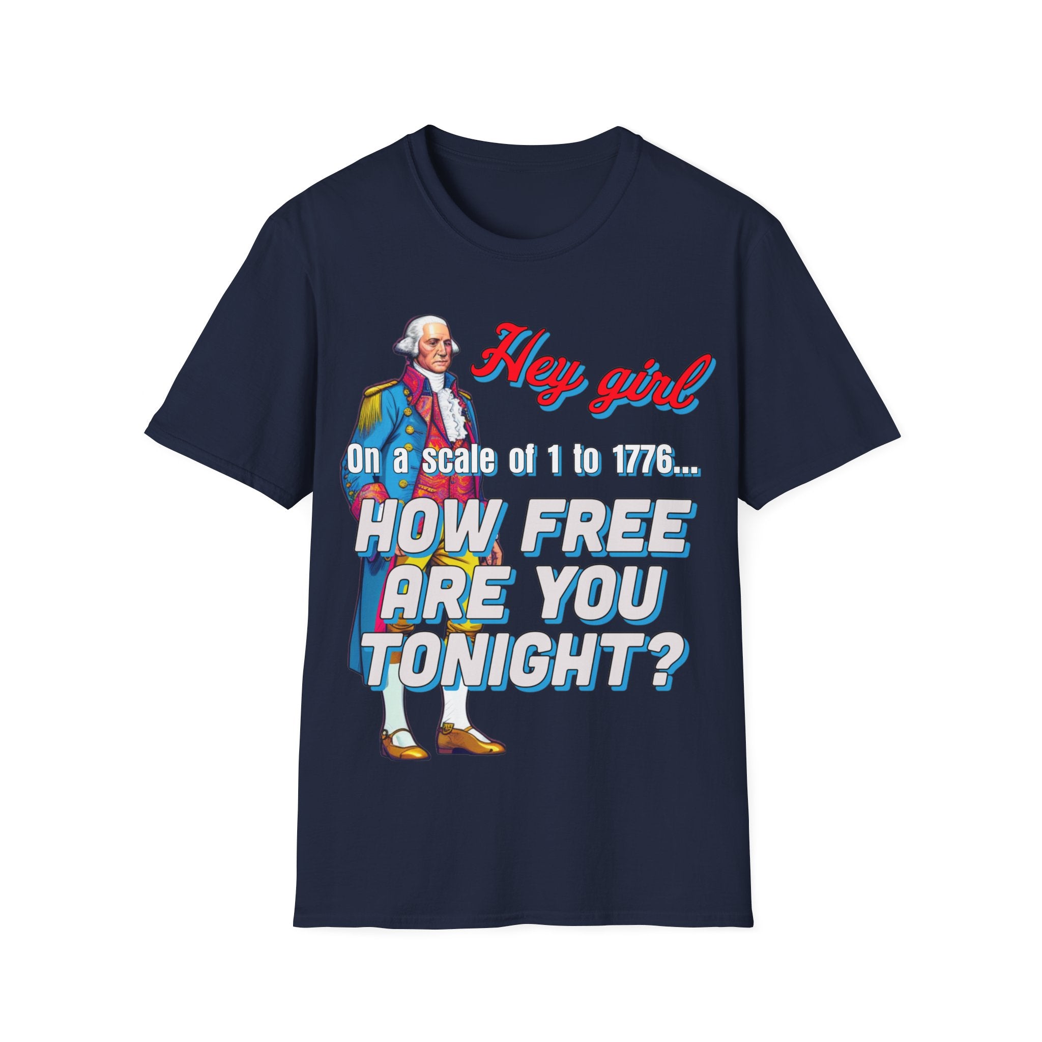 Walton & Johnson Flirty Founding Father: George Washington's Revolutionary Romance Tee