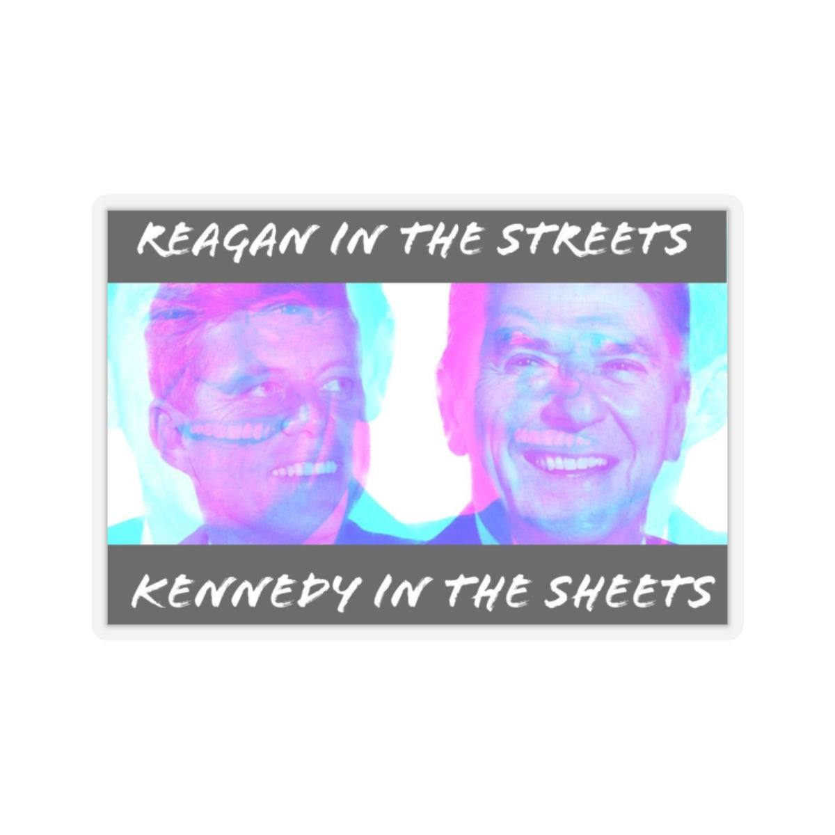 Reagan/Kennedy Stickers