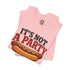 Funny Hot Dog T-Shirt — "It's Not a Party Until My Wiener Comes Out" Graphic Tee - 4LibertyShop.com