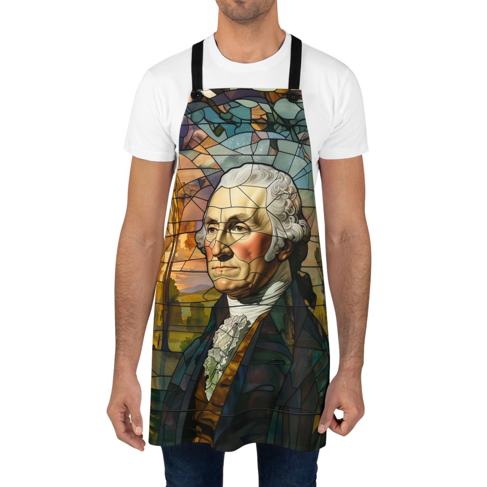 George Washington Stained Glass Apron