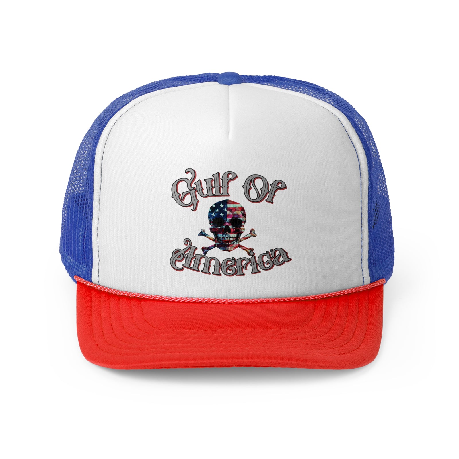 Gulf of America Skull Trucker Cap