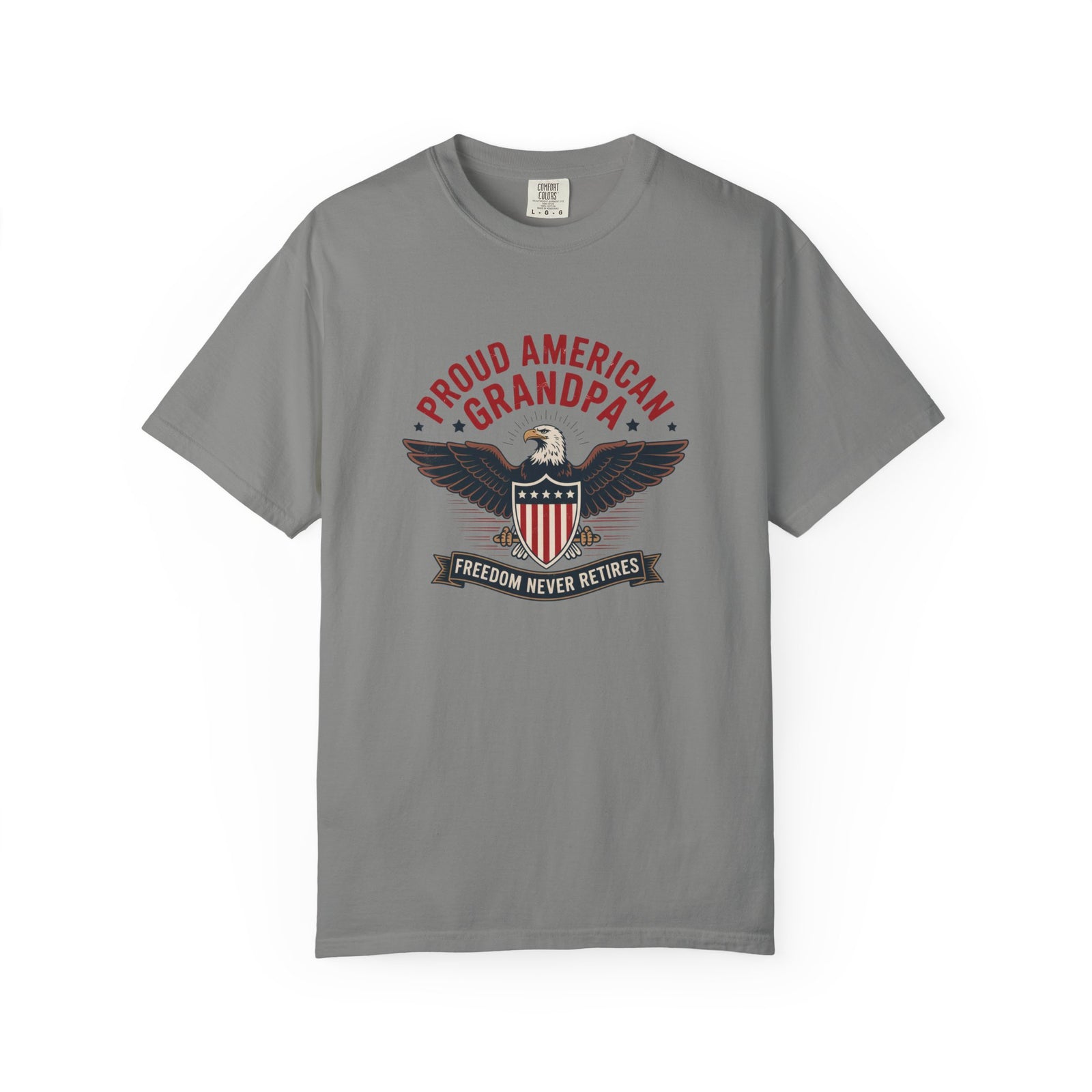 Patriotic American Grandpa T-Shirt