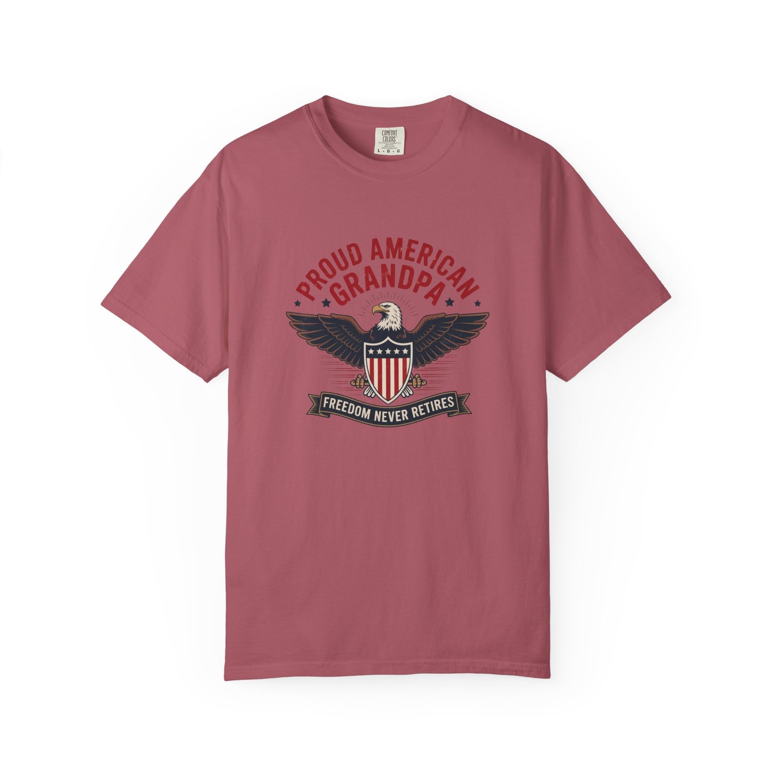 Patriotic American Grandpa T-Shirt