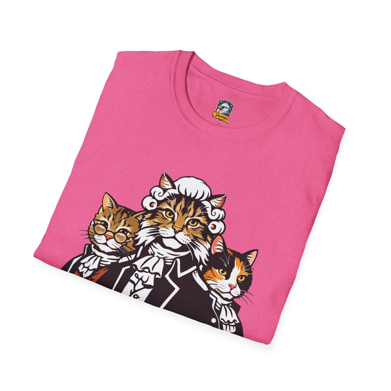Founding Felines T-Shirt – Revolutionary Cats Graphic Tee - 4LibertyShop.com
