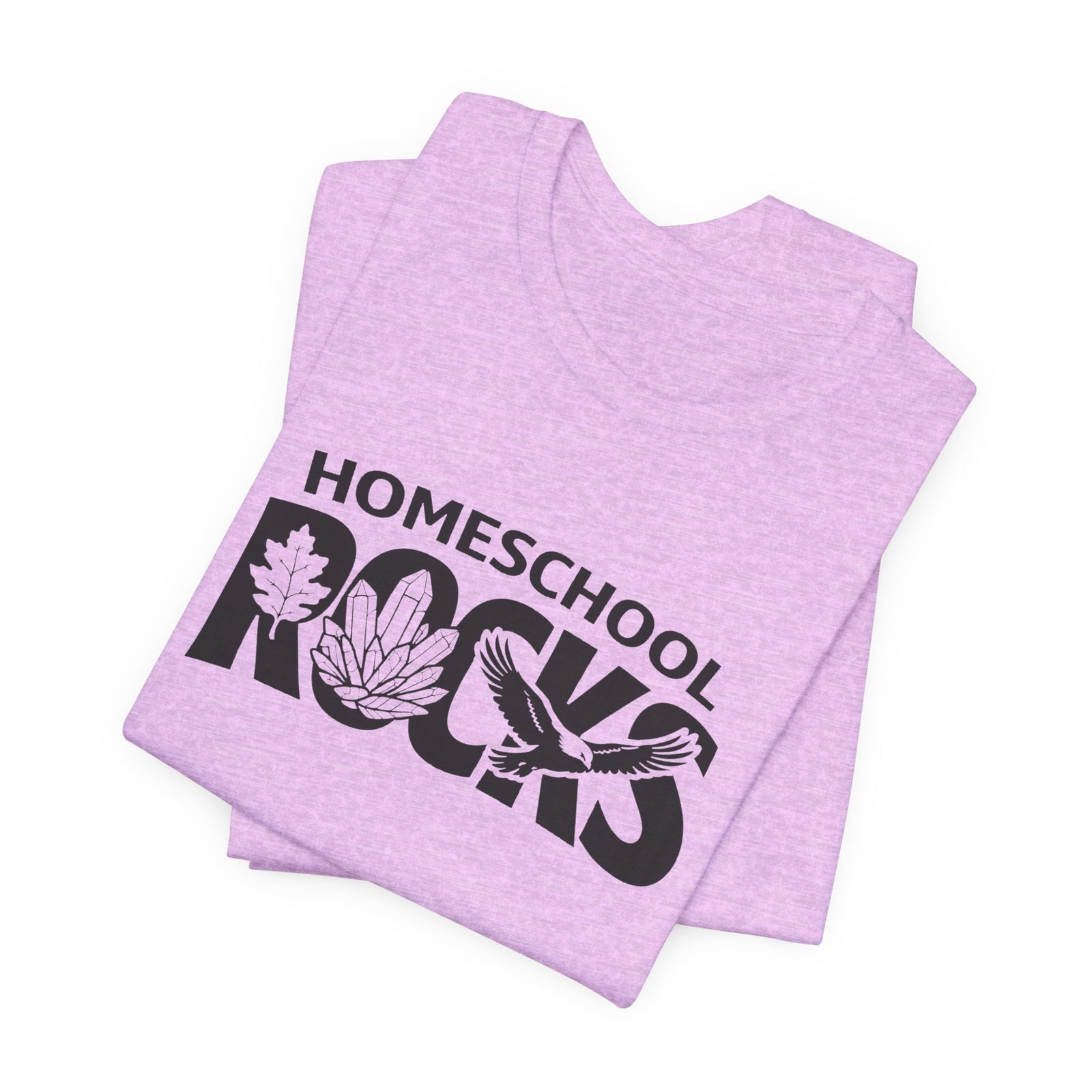 Homeschool Workshop: Homeschool Rocks T-Shirt – Retro Floral 'Homeschool Rocks' Tee for Homeschooling Parents & Teachers - 4LibertyShop.com
