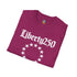 Liberty250 T-Shirt — Vintage Betsy Ross Star Circle Patriotic Tee - 4LibertyShop.com