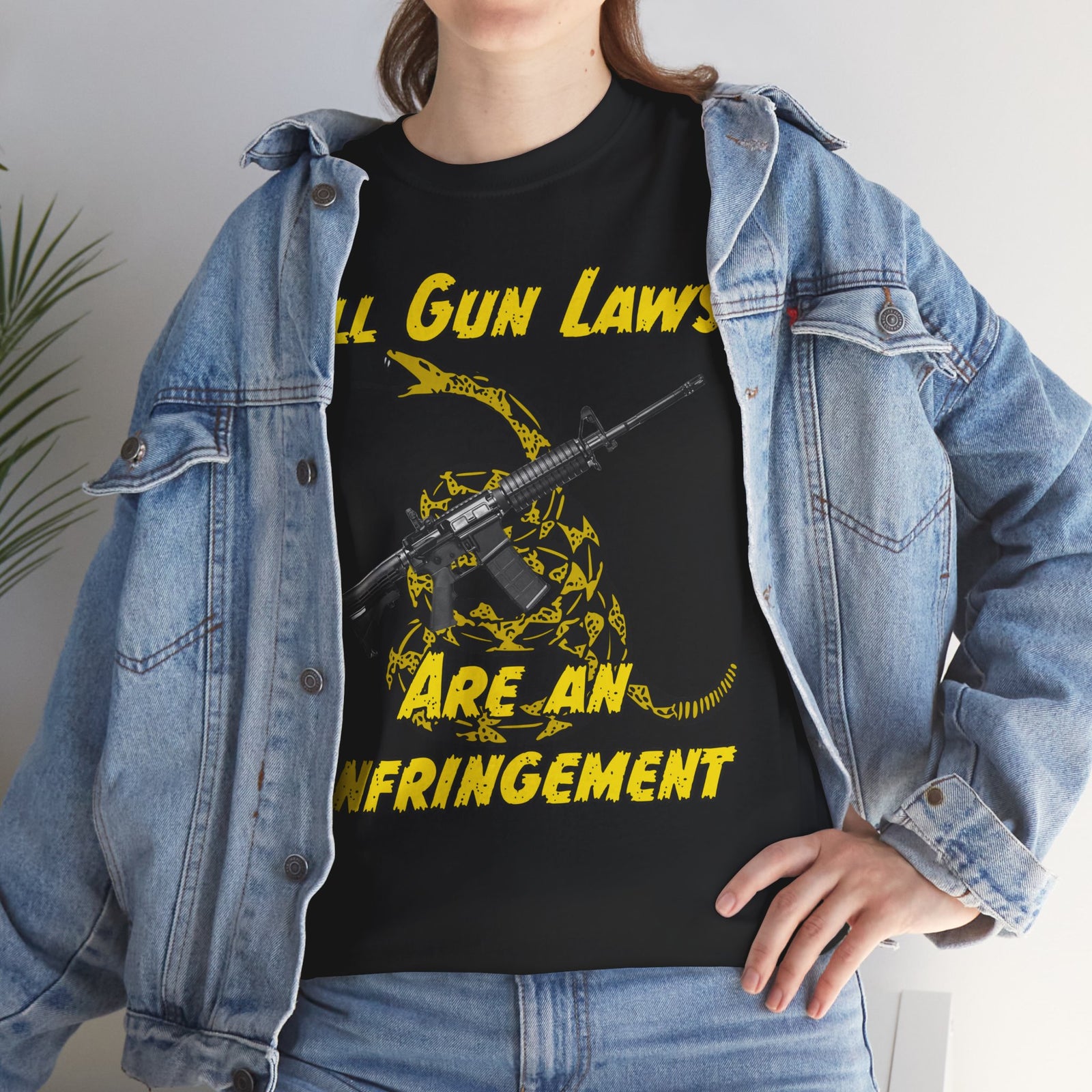 Judge Nap: All Gun Rights Are Infringements AR15 Gadsden T-Shirt