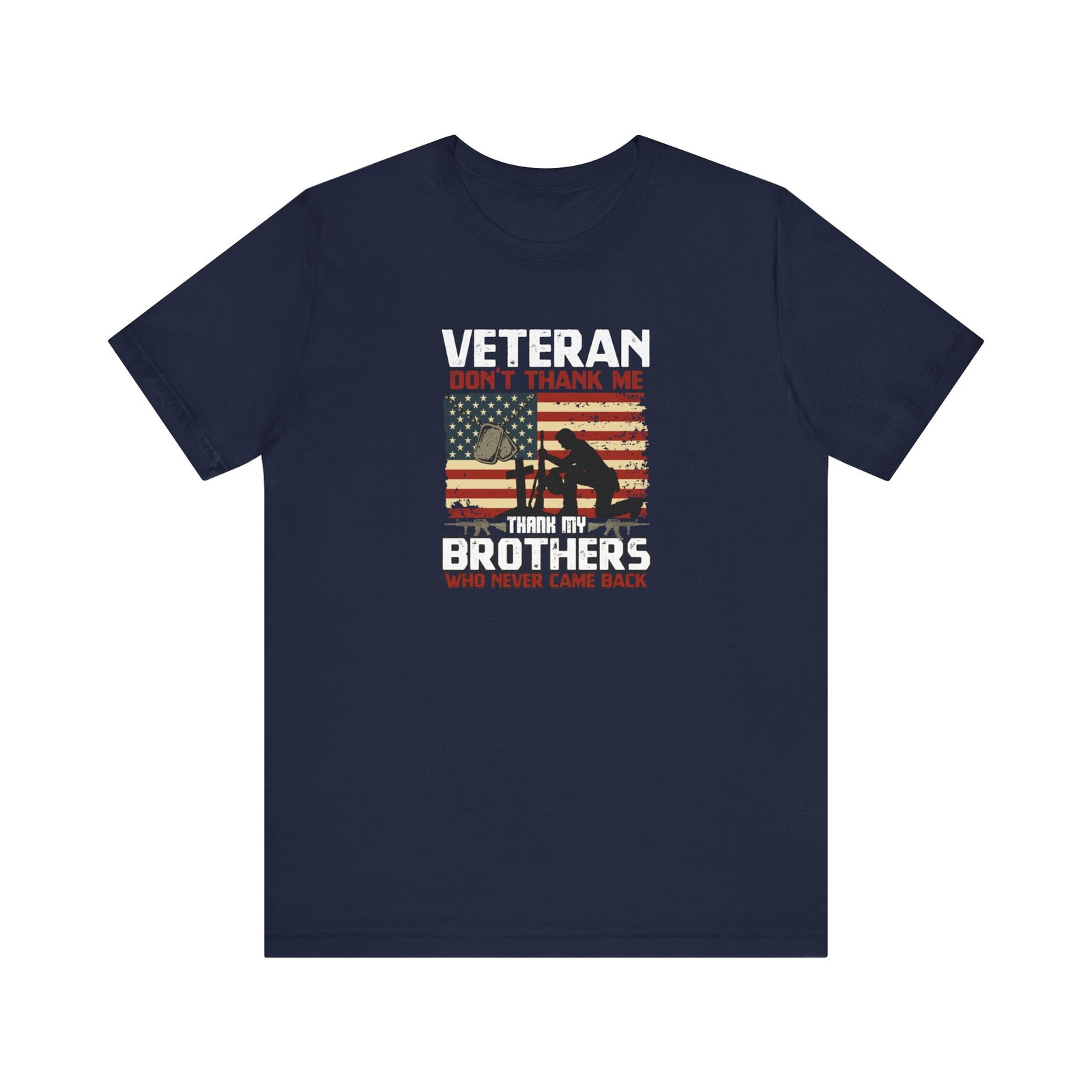 Walton & Johnson: Thank My Brothers T-Shirt - 4LibertyShop.com