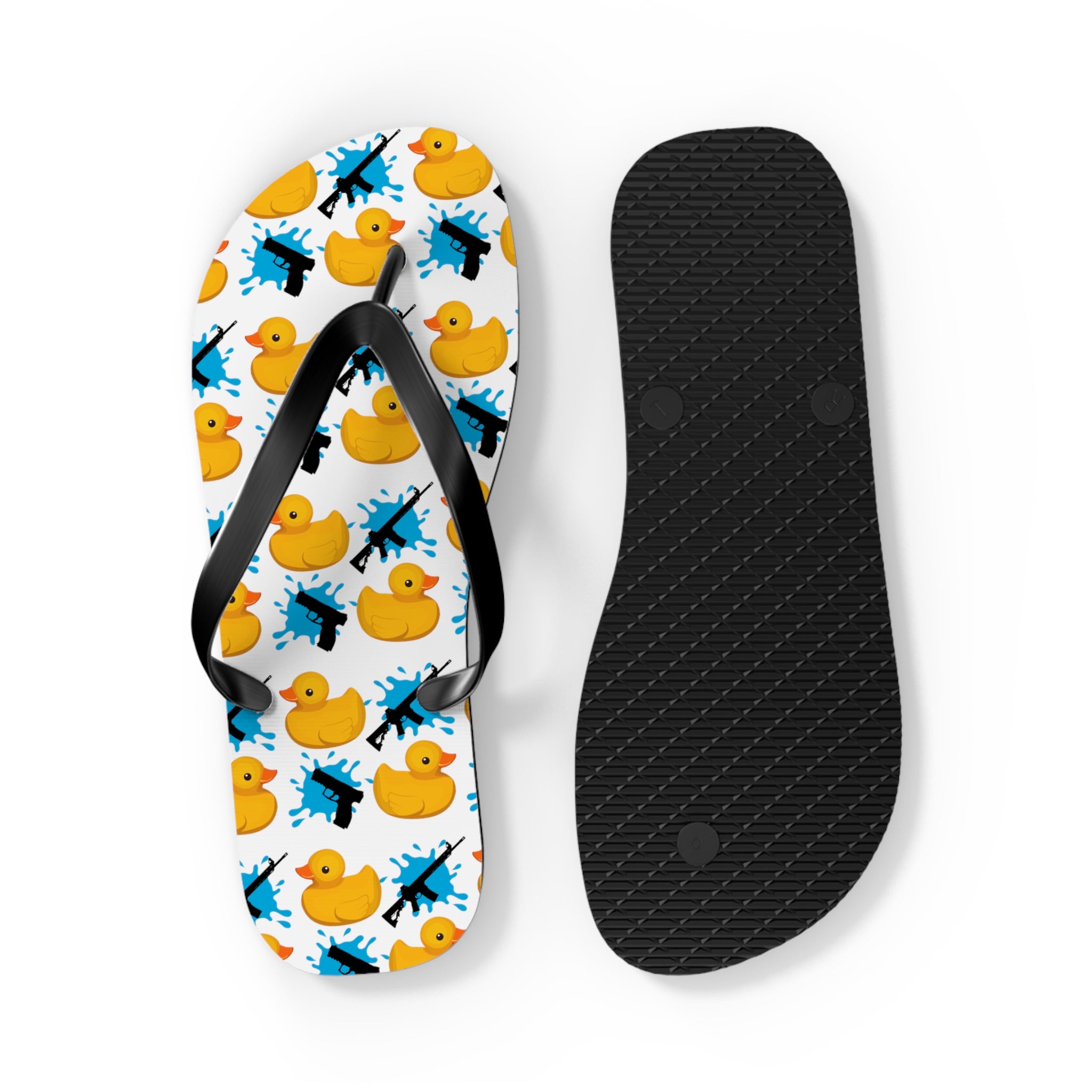 Quackers and Packers Flip Flops